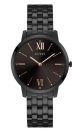 Guess Analog Stainless Steel watch with Stainless Steel band in Mens Black/Gunmetal For Him with a 39MM case diameter and model number U1072G3